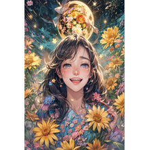 Load image into Gallery viewer, Diamond Painting - Full Square - flower girl (40*60CM)