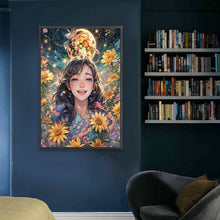 Load image into Gallery viewer, Diamond Painting - Full Square - flower girl (40*60CM)