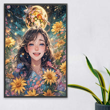 Load image into Gallery viewer, Diamond Painting - Full Square - flower girl (40*60CM)