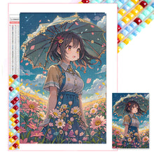 Load image into Gallery viewer, Diamond Painting - Full Square - flower girl (40*60CM)