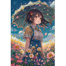 Load image into Gallery viewer, Diamond Painting - Full Square - flower girl (40*60CM)