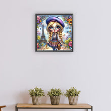 Load image into Gallery viewer, Diamond Painting - Full Round - tourist girl (30*30CM)
