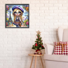 Load image into Gallery viewer, Diamond Painting - Full Round - tourist girl (30*30CM)