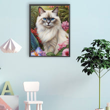 Load image into Gallery viewer, Diamond Painting - Full Round - cat (30*40CM)