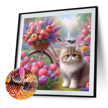 Load image into Gallery viewer, Diamond Painting - Full Square - tulip cat cat (30*30CM)