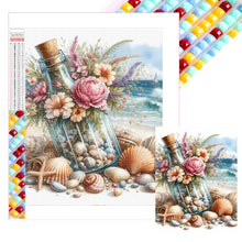 Load image into Gallery viewer, Diamond Painting - Full Square - Stray bottle on the beach (30*40CM)