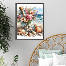 Load image into Gallery viewer, Diamond Painting - Full Square - Stray bottle on the beach (30*40CM)