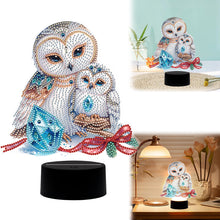 Load image into Gallery viewer, Cute Animal DIY Diamonds Painting Table Lamp 5D DIY Diamond Painting Night Light