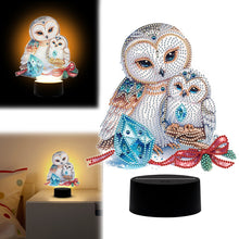 Load image into Gallery viewer, Cute Animal DIY Diamonds Painting Table Lamp 5D DIY Diamond Painting Night Light