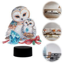 Load image into Gallery viewer, Cute Animal DIY Diamonds Painting Table Lamp 5D DIY Diamond Painting Night Light