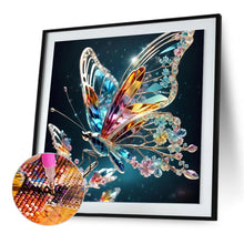 Load image into Gallery viewer, Diamond Painting - Full Round - crystal butterfly (30*30CM)