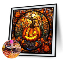 Load image into Gallery viewer, AB Diamond Painting - Full Round - pumpkin glass art (40*40CM)