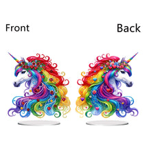 Load image into Gallery viewer, Double Sided Special Shape Horse Desktop Diamond Art Kits for Home Office Decor