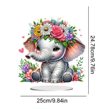Load image into Gallery viewer, Double Sided Special Shape Elephant Desktop Diamond Art Kits for Home Decor