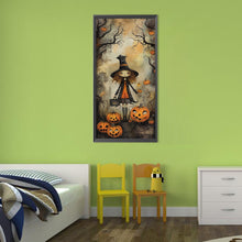 Load image into Gallery viewer, Diamond Painting - Full Round - halloween witch (30*70CM)