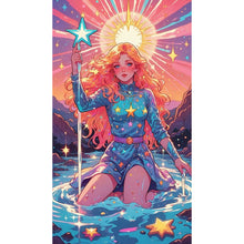 Load image into Gallery viewer, Diamond Painting - Full Round - tarot goddess girl (40*70CM)