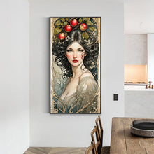Load image into Gallery viewer, Diamond Painting - Full Round - Fantasy retro girl (40*75CM)