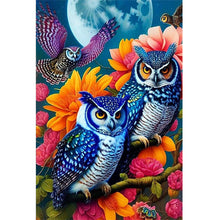 Load image into Gallery viewer, AB Diamond Painting - Full Square - owl (40*60CM)