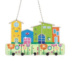 Load image into Gallery viewer, Wooden Special Shaped House DIY Diamond Painting Hanging Rack for Garden Decor
