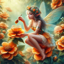 Load image into Gallery viewer, Diamond Painting - Full Round - Elf girl (40*40CM)