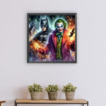 Load image into Gallery viewer, Diamond Painting - Full Round - batman and clown (50*50CM)