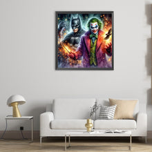 Load image into Gallery viewer, Diamond Painting - Full Round - batman and clown (50*50CM)