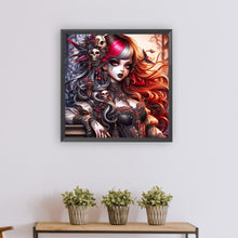 Load image into Gallery viewer, Diamond Painting - Full Round - Gothic cool girl (50*50CM)