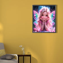 Load image into Gallery viewer, Diamond Painting - Full Round - pink butterfly girl (50*60CM)