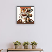 Load image into Gallery viewer, Diamond Painting - Full Round - Chocolate Ice Cream Coffee Gnome (30*30CM)