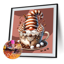 Load image into Gallery viewer, Diamond Painting - Full Round - Chocolate Ice Cream Coffee Gnome (30*30CM)