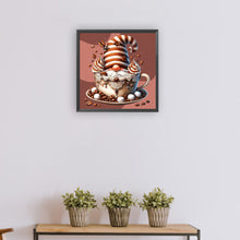 Load image into Gallery viewer, Diamond Painting - Full Round - Chocolate Ice Cream Coffee Gnome (30*30CM)