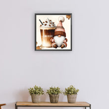 Load image into Gallery viewer, Diamond Painting - Full Round - Chocolate Ice Cream Coffee Gnome (30*30CM)