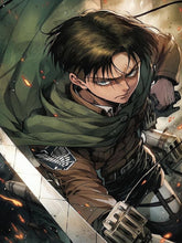 Load image into Gallery viewer, Diamond Painting - Full Round - Attack on Titan Levi Ackerman (30*50CM)