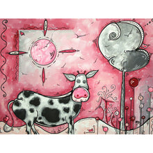 Load image into Gallery viewer, Diamond Painting - Full Square - Cow (40*30CM)