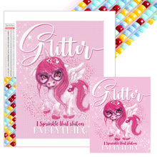 Load image into Gallery viewer, AB Diamond Painting - Full Square - Pink horse (40*50CM)