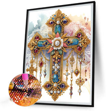 Load image into Gallery viewer, Diamond Painting - Partial Special Shaped - cross (30*30CM)