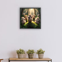 Load image into Gallery viewer, Diamond Painting - Full Round - funny cat (30*30CM)