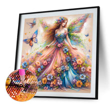 Load image into Gallery viewer, Diamond Painting - Full Square - Butterfly girl (30*30CM)