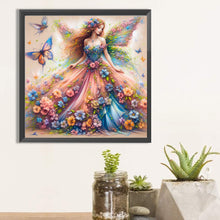 Load image into Gallery viewer, Diamond Painting - Full Square - Butterfly girl (30*30CM)