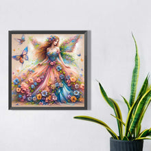 Load image into Gallery viewer, Diamond Painting - Full Square - Butterfly girl (30*30CM)