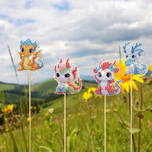Load image into Gallery viewer, 8Pcs Dragon DIY Diamond Art Paintings Stick 5D DIY Stakes Diamond Art Ornaments