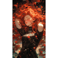 Load image into Gallery viewer, AB Diamond Painting - Full Round - Red-haired girl (40*70CM)