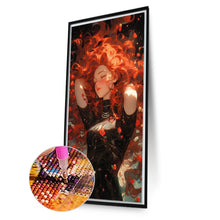 Load image into Gallery viewer, AB Diamond Painting - Full Round - Red-haired girl (40*70CM)