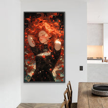 Load image into Gallery viewer, AB Diamond Painting - Full Round - Red-haired girl (40*70CM)