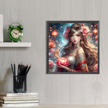 Load image into Gallery viewer, AB Diamond Painting - Full Round - Ancient costume girl (40*40CM)