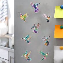 Load image into Gallery viewer, 8Pcs Special Shaped Hummingbird Diamond Painting Fridge Magnet Fridge Stickers