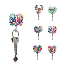 Load image into Gallery viewer, 6Pcs Acrylic Animal Flower Diamond Art Hanging Hooks Diamond Painting Art Hooks