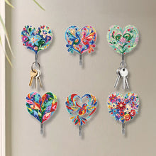 Load image into Gallery viewer, 6Pcs Acrylic Animal Flower Diamond Art Hanging Hooks Diamond Painting Art Hooks