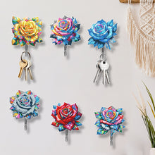Load image into Gallery viewer, 6Pcs Acrylic Animal Flower Diamond Art Hanging Hooks Diamond Painting Art Hooks