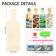 Load image into Gallery viewer, 4Pcs Landscape Diamond Decorative Serving Tray Diamond Painting Tray Handicraft